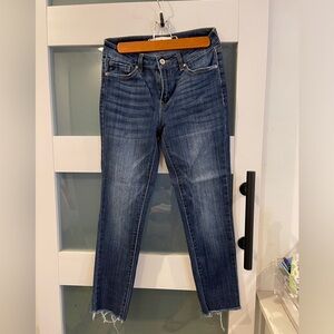 Kancan Skinny Jeans Raw Hem